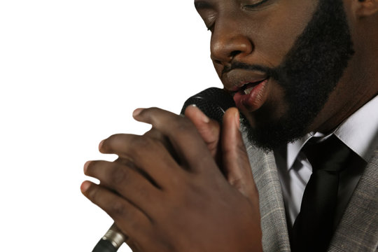 Jazz performance by afroamerican. 