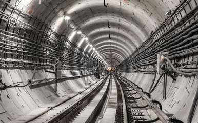 The subway tunnel