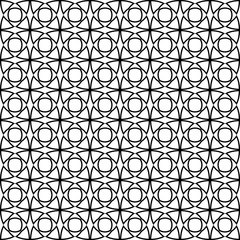 Vector seamless pattern. Modern stylish texture. Repeating geometric tiles. 
