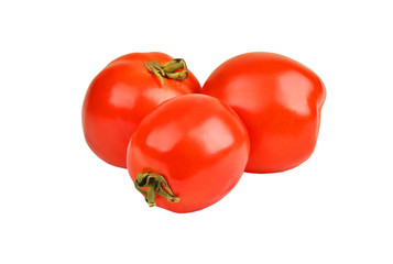 Tomato on white