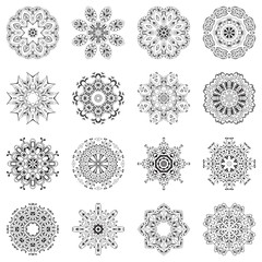 Set of mandalas