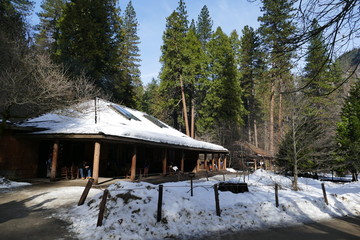 Winter view of the curry village