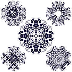 Set of mandalas