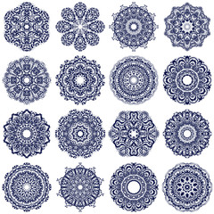 Set of mandalas