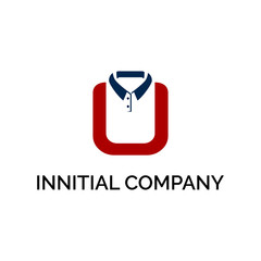shirt U innitial logo