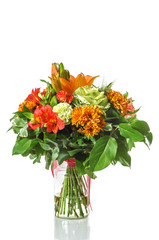 Bouquet of  brassica, rose, alstroemeria, hydrangea, Chrysanthem