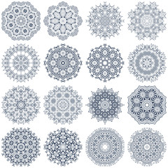 Set of mandalas