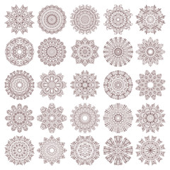 Set of mandalas