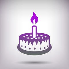 Pictograph of cake