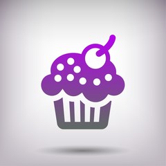 Pictograph of cake