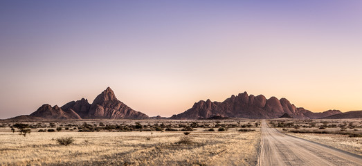 Spitzkoppe Landscape, Namibia. - obrazy, fototapety, plakaty