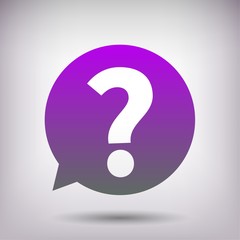 Pictograph of question mark