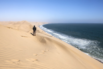 Landscape at Sandwich Harbour, Namibia.