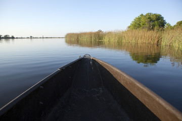 Mokoro on the Okavango Delta.