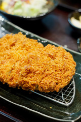 Fried pork meat