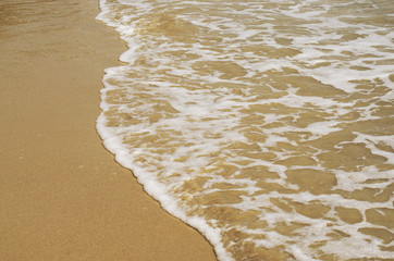 Soft wave of the sea