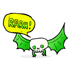 cartoon vampire bat