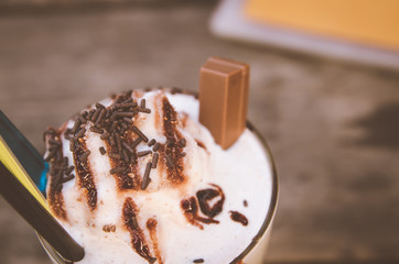 chocolate chip frappe