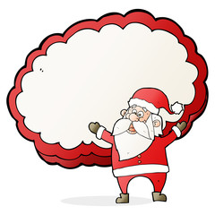 cartoon santa claus