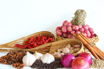 Various spices.