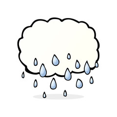 rain cloud cartoon