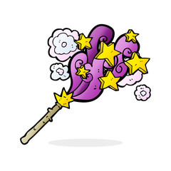 cartoon magic wand