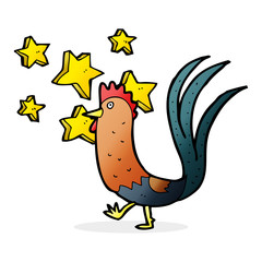 cartoon prize cockerel