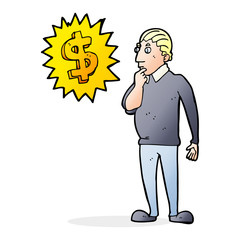 making money cartoon