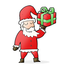 cartoon santa claus