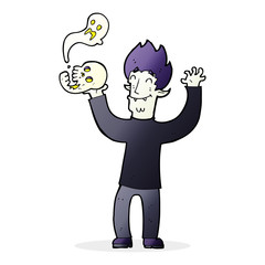 cartoon spooky vampire