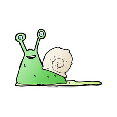 cartoon snail