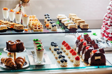 pastries on the brunch table