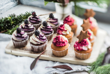 Christmas cupcakes