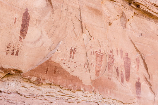 Horseshoe Canyon Cliff Paintings