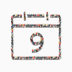  people    calendar date icon holiday