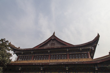 Fototapeta premium the temple in chengdu,china