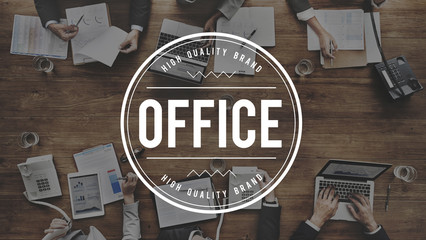 Office Workplace Headquarters Building Workspace Concept