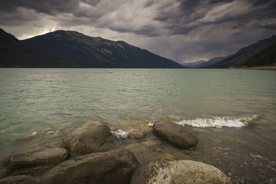 Moose Lake, Mount Robson Provincial Park, North Thompson, Britis