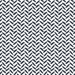 Monochrome seamless pattern, ink vector illustration, hipster texture