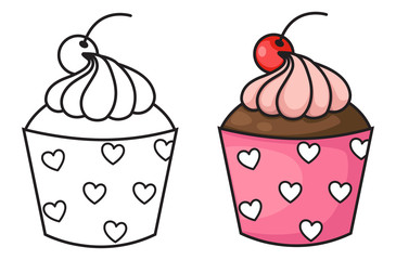cupcake vector