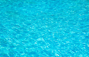swimming pool with sunny reflections