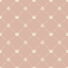 Crown royal seamless pattern