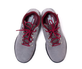 grey suede men shoes