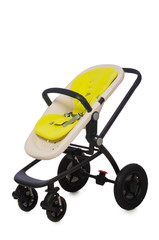 Child pram isolated on the white background