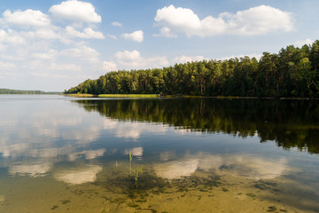 Obraz na płótnie Canvas Jezioro Sajno