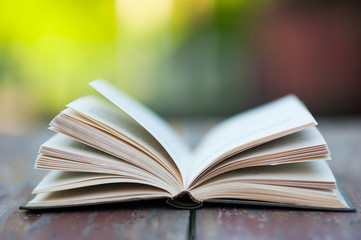 book on grass