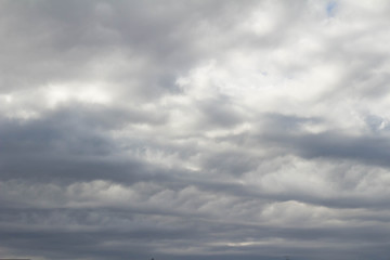 Light leaking from the cloudy sky