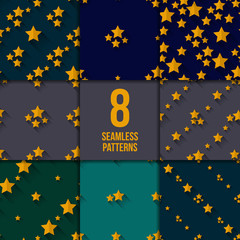 Seamless starry patterns