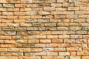 Background of old vintage brick wall.
