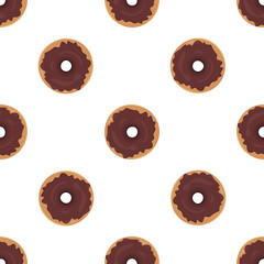 Fototapeta premium Donut Seamless Background Texture Pattern